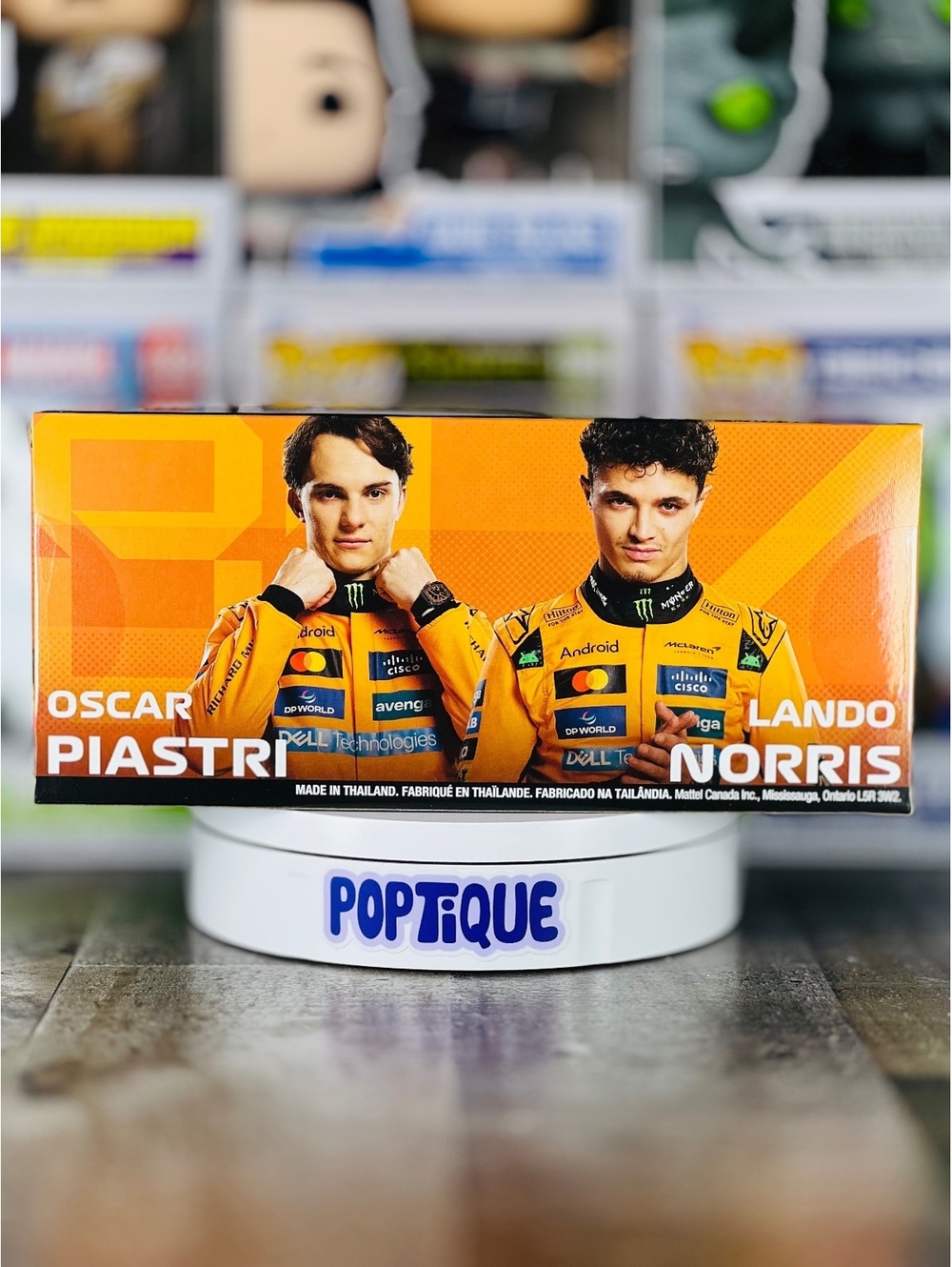 Hot Wheels Formula 1 McLaren Team 2-Pack Premium 1:64 Vehicle